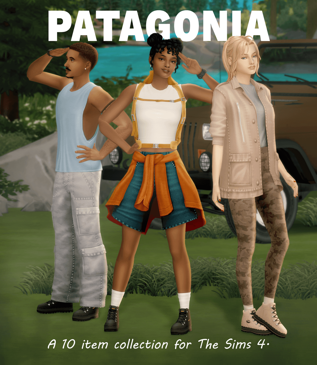 Скриншот мода КОллекция одежды Patagonia Collection